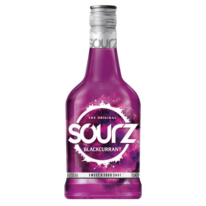 Sourz Blackcurrant Partydrink aus den USA 0,7 l