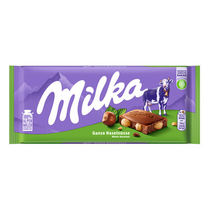 MILKA Schokolade Ganznuss 100 g