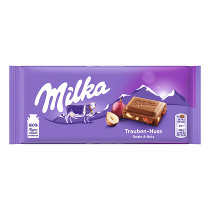 MILKA Schokolade Traube Nuss 100 g