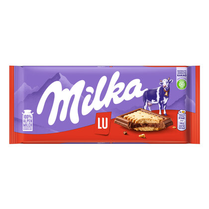 MILKA Schokolade Milka & LU 87 g