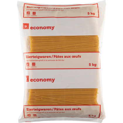 Economy 2 Ei Teigwaren Spaghetti 5 kg