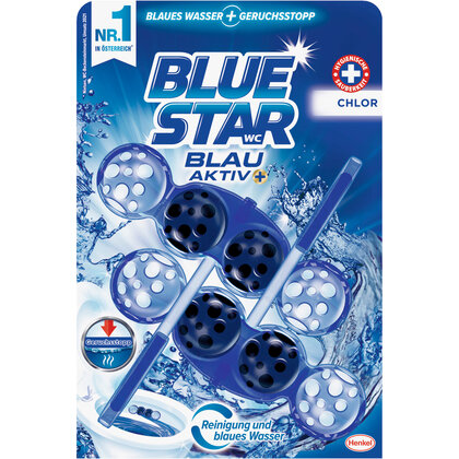 Blue Star Blau Aktiv Chlor VP WC Reniger 2er