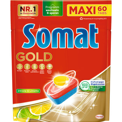 Somat Gold Zitrone & Limette 60 Stk.