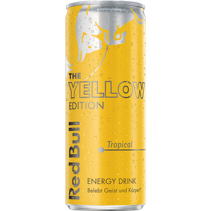Red Bull Energy Drink The Yellow Edition Tropical 0,25 l