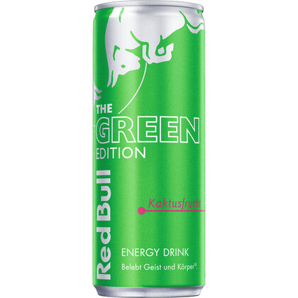 Red Bull Energy Drink The Green Edition Kaktusfrucht 0,25 l