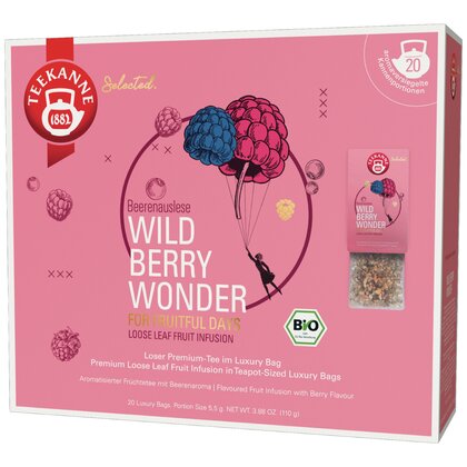 Teekanne Bio Luxury Bag Wild Berry 20er