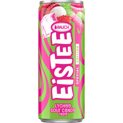 Rauch Eistee Lychee Sour Candy 0,33 l