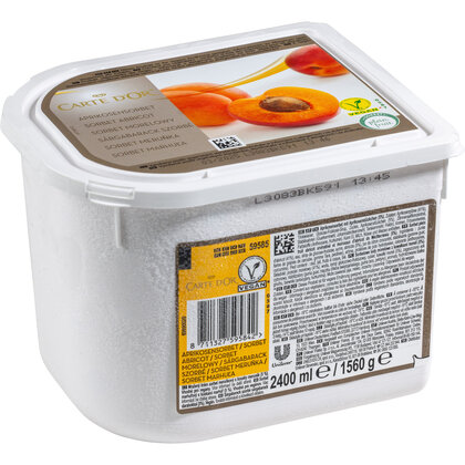 Carte D`Or Sorbet Aprikose tiefgekühlt, vegan 2,4 l