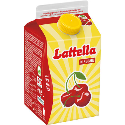 Lattella Molkedrink, Kirsche 500 ml
